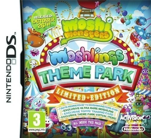 Moshi Monsters - Moshlings Theme Park (USA) Game Cover